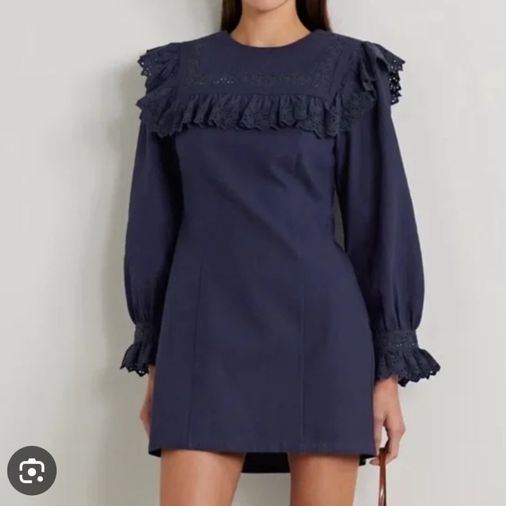 Doen Minore Dress in Midnight Blue